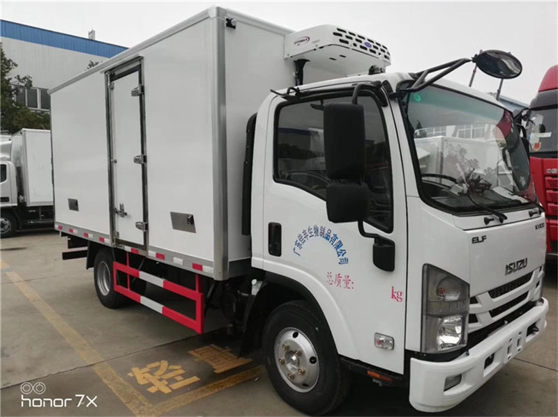 國六慶鈴五十鈴KV100藍牌冷藏車